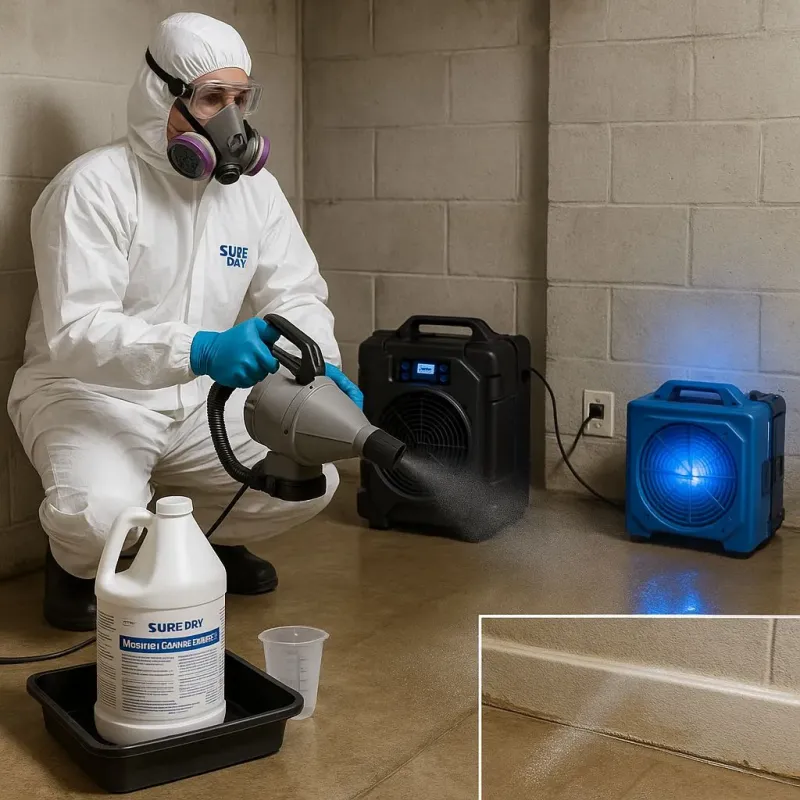 Sanitization and Odor Removal process in Rapid City, MI